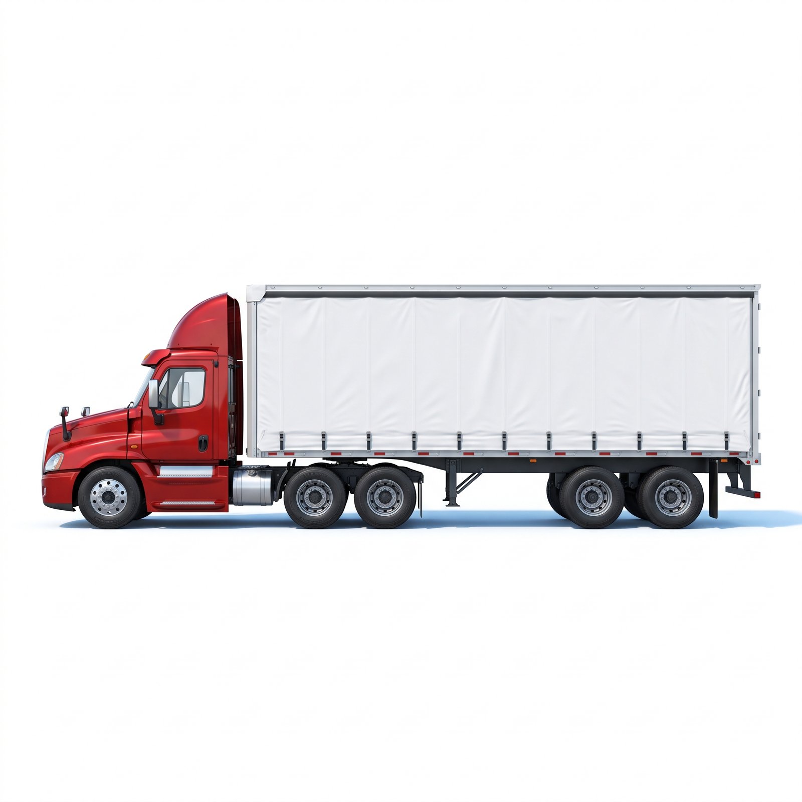 Conestoga rolling-tarp trailer