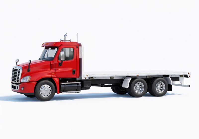 Flatbed truck